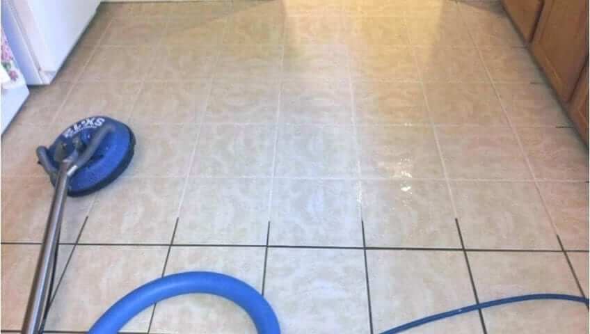 Tile Floor Cleaning